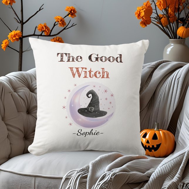 Personalized The Good Witch – Halloween Pillow (Creator Uploaded)