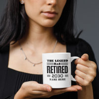 Personalized The Legend Has Retired Grandpa