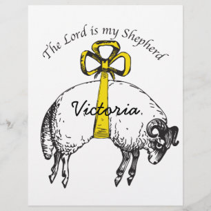 Personalized The LORD is my shepherd Psalm 23