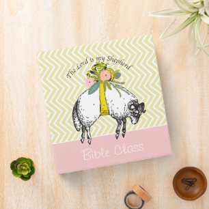 Personalized The LORD is my shepherd Psalm 23 Binder