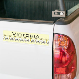 Personalized The LORD is my shepherd Psalm 23 Bumper Sticker