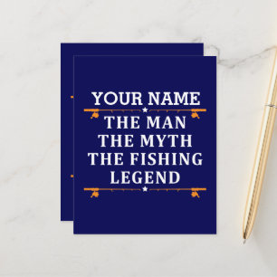 Personalized The Man The Myth The Fishing Legend