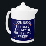 Personalized The Man The Myth The Fishing Legend<br><div class="desc">The personalized fishing design could be use for yourself or it could be a great gift for a fishing lover person. You can add your name or someone else name on the personalized fishing design.</div>