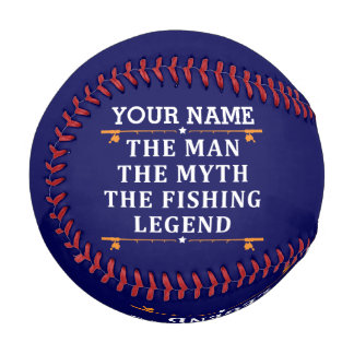 Personalized The Man The Myth The Fishing Legend Baseball