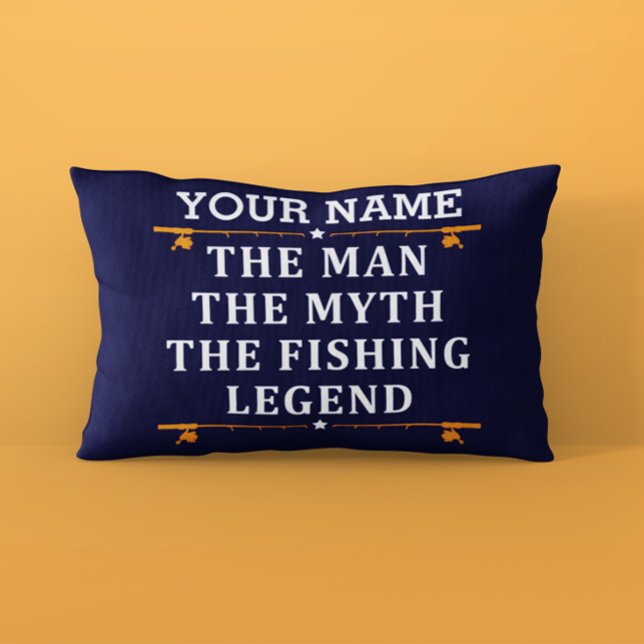 Personalized The Man The Myth The Fishing Legend Pillowcase (Creator Uploaded)