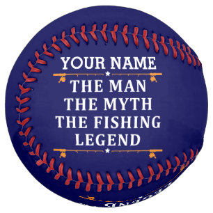 Personalized The Man The Myth The Fishing Legend Softball