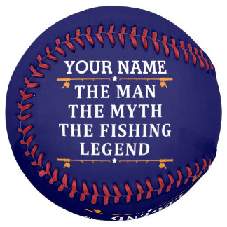 Personalized The Man The Myth The Fishing Legend Softball