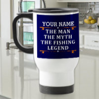 Personalized The Man The Myth The Fishing Legend