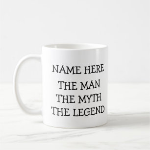 Personalized The Man The Myth The Legend Coffee Mug