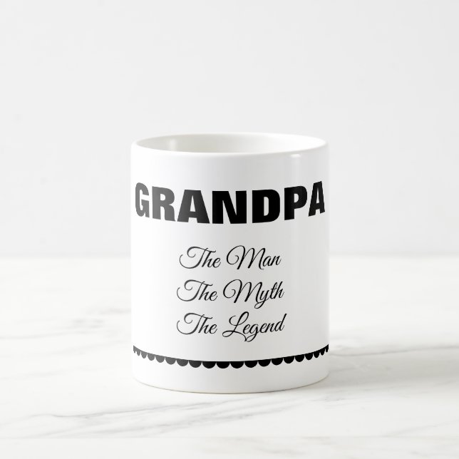 Personalized “The Man The Myth The Legend” Mug (Center)