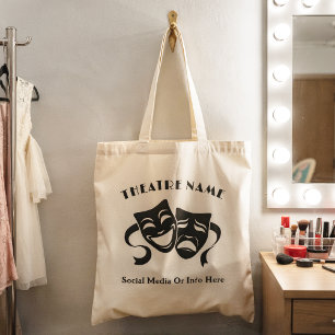 Personalized Theatre Acting Class Logo Or Name Tote Bag