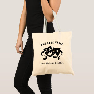 Personalized Theatre Acting Class Logo Or Name Tote Bag