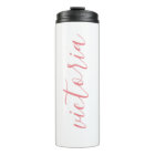 Personalized Thermal Tumbler | White
