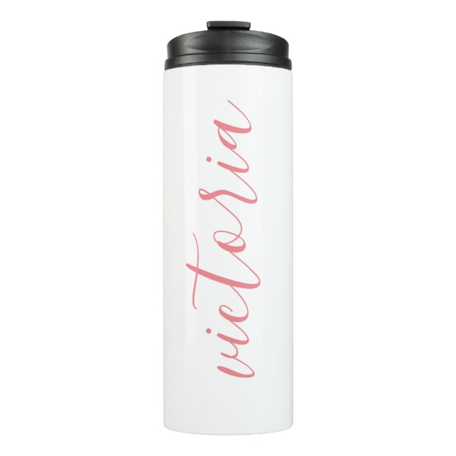 Personalized Thermal Tumbler | White (Front)