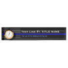 Personalized Thin Blue Line American Flag on a