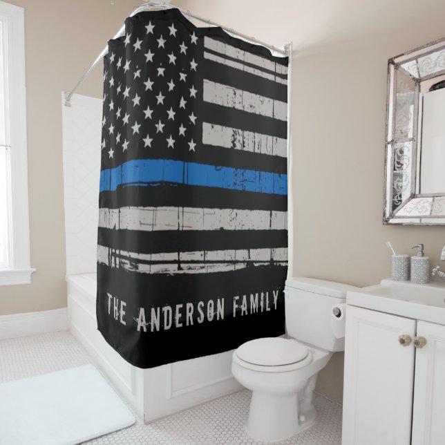 Personalized Thin Blue Line Police (In Situ)