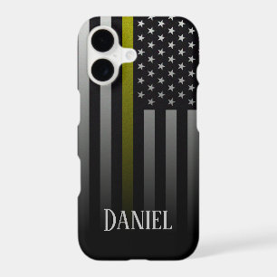 Personalized Thin Yellow Line Flag