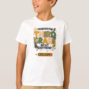 Personalized Third Grade T-shirt