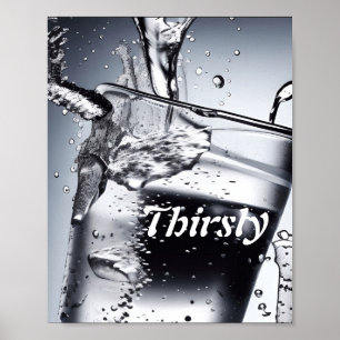 Personalized Thirsty Poster
