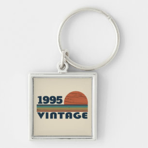 Personalized thirty vintage 30th birthday party keychain