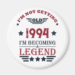 Personalized thirty vintage 30th birthday party magnet