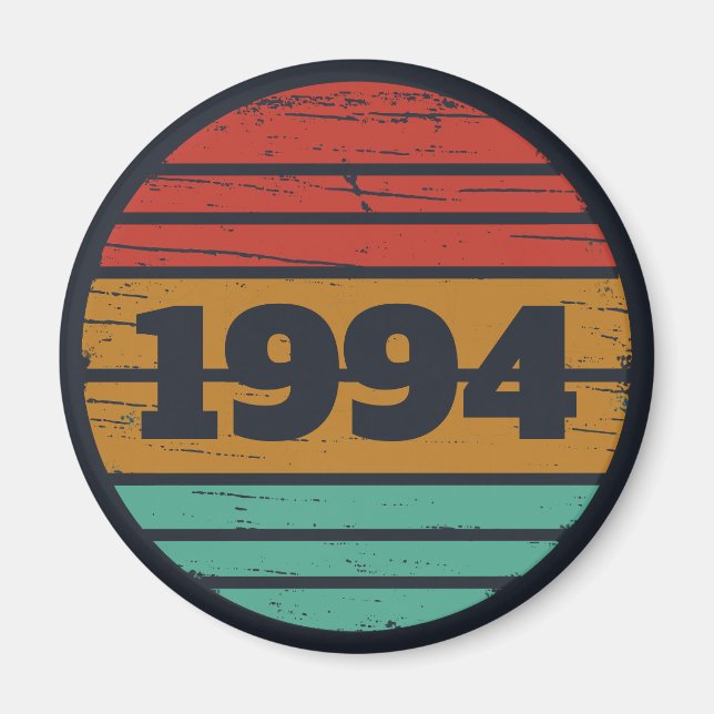 Personalized Thirty vintage 30th birthday party Magnet (Front)