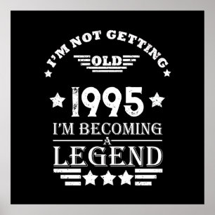 Personalized Thirty vintage 30th birthday party Poster