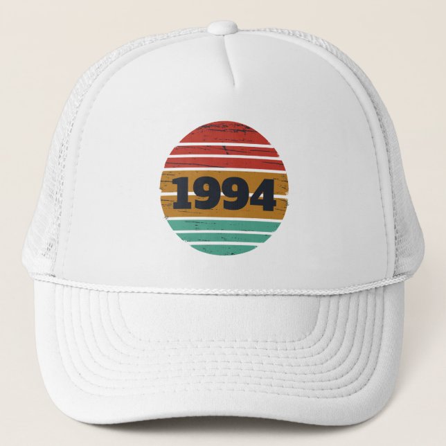 Personalized Thirty vintage 30th birthday party Trucker Hat (Front)