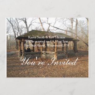 Personalized this Beautiful Rustic Invitation