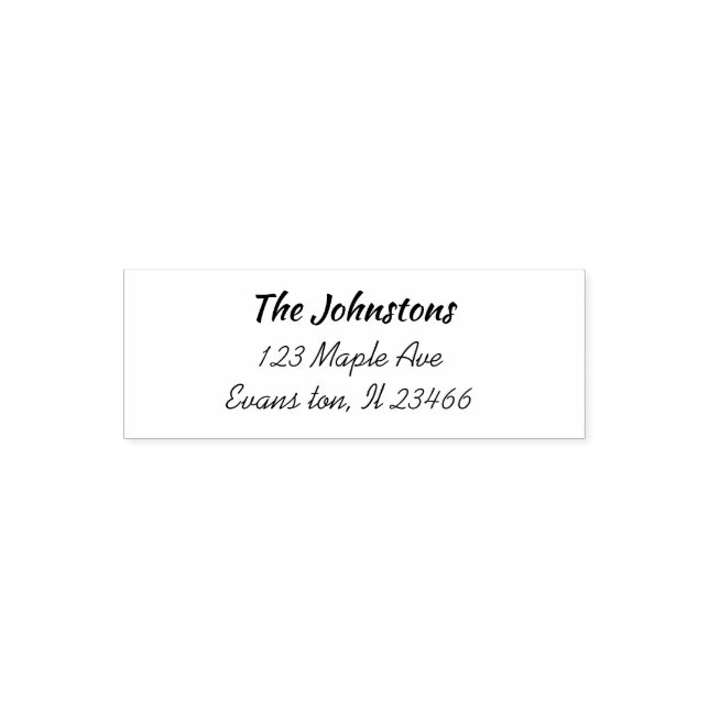 Personalized this Home Address Self-inking Stamp (Design)