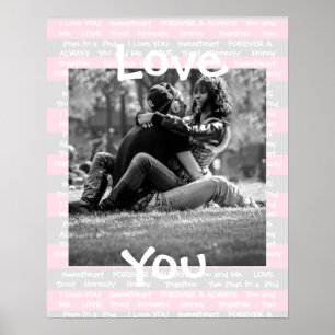 Personalized this "Love You" Couple's Poster