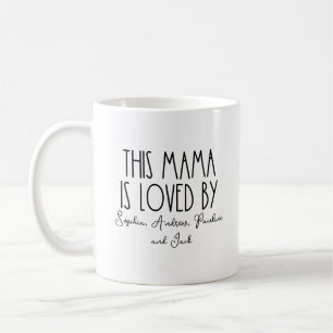 Personalized This Mama Is Loved By Mother's Day Coffee Mug