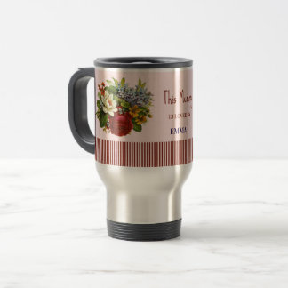 Personalized This Mummy Is Loved By Mug, Vintage Travel Mug