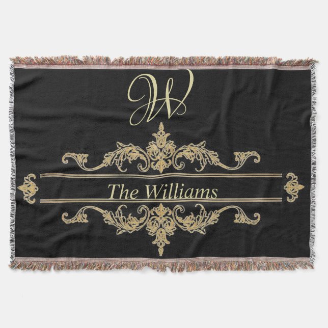 Personalized  throw blanket (Front)