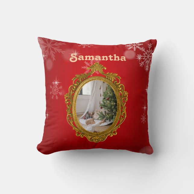 Personalized Throw Pillow 16" x 16" (Front)