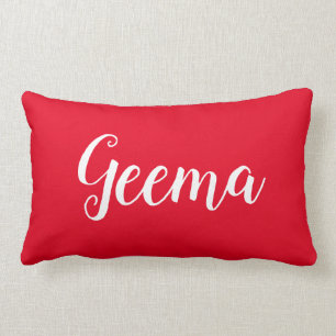 Personalized Throw Pillow for Grandmother Geema