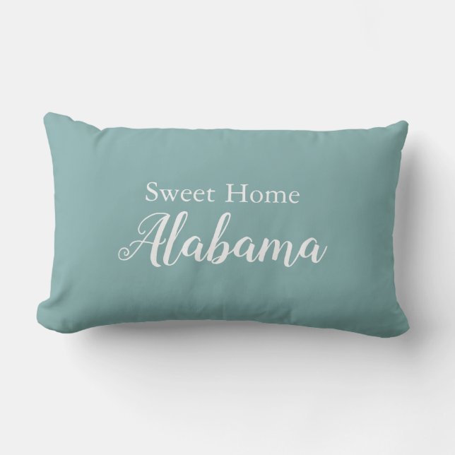 Personalized Throw Pillow - Sweet Home Alabama (Front)