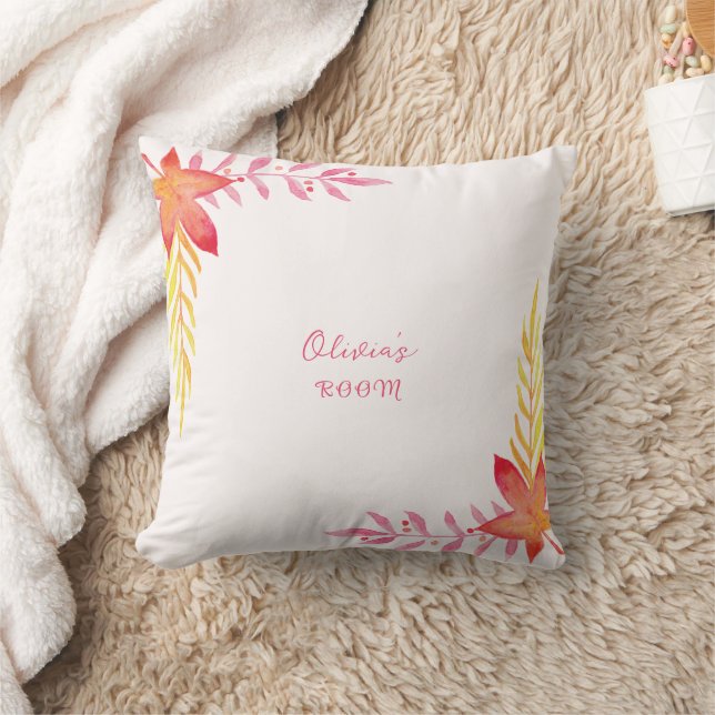 Personalized Throw Pillow with a Custom Two-Sided  (Blanket)
