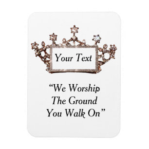 Personalized Tiara Magnet