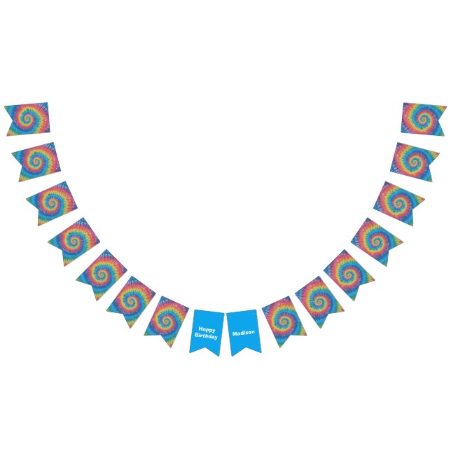 Personalized Tie Dye Banner (All)