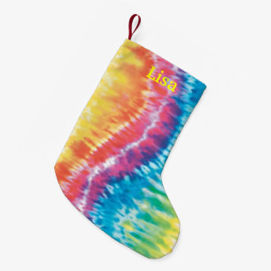 Personalized Tie Dye Christmas Stocking