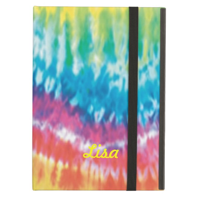Personalized Tie Dye iPad Case (Front Closed)