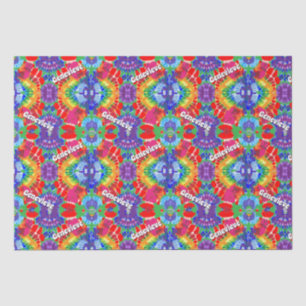 Personalized Tie-Dye Tissue Paper