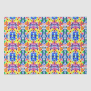 Personalized Tie-Dye Tissue Paper
