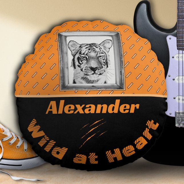 Personalized Tiger Pillow (Creator Uploaded)