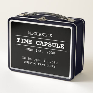 Personalized Time Capsule Metal Box