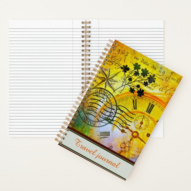 Personalized Time travel journal (Inside)