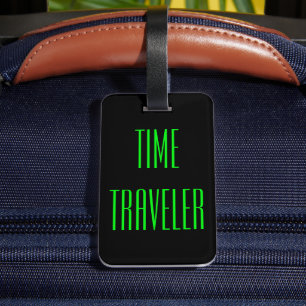 Personalized Time Travel Luggage Tag