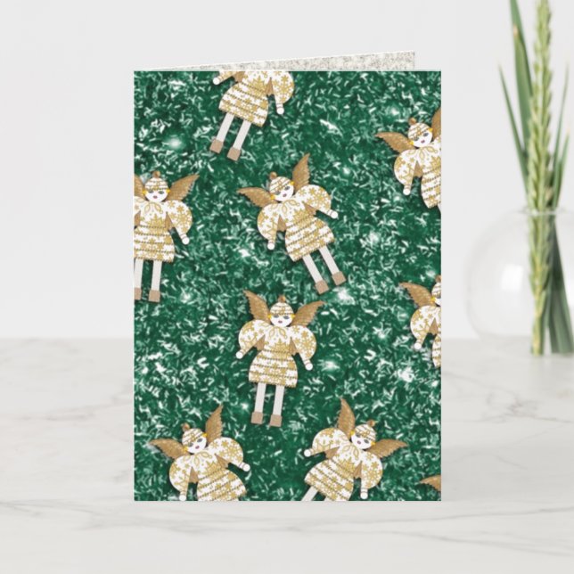 Personalized Tinsel Martzkin Greeting Card (Front)