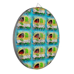 personalized tiny casa dartboard